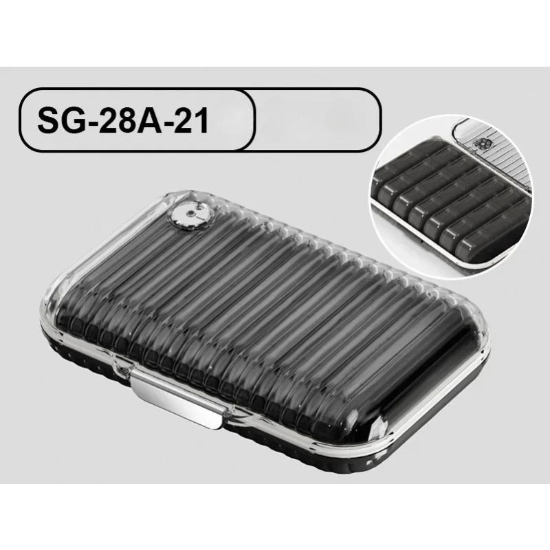 

21/28 сіток. Портативний щотижневий ящик для таблеток. Диспенсер для таблеток. Органайзер. Коробки для зберігання. 7-денне відділення. Футляр для таблеток. Контейнер.