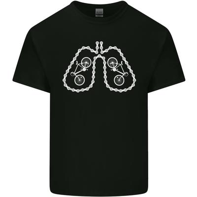 Bicycle Lungs Cyclist Funny Cycling Bike Unisexs Light Cotton Tshirt