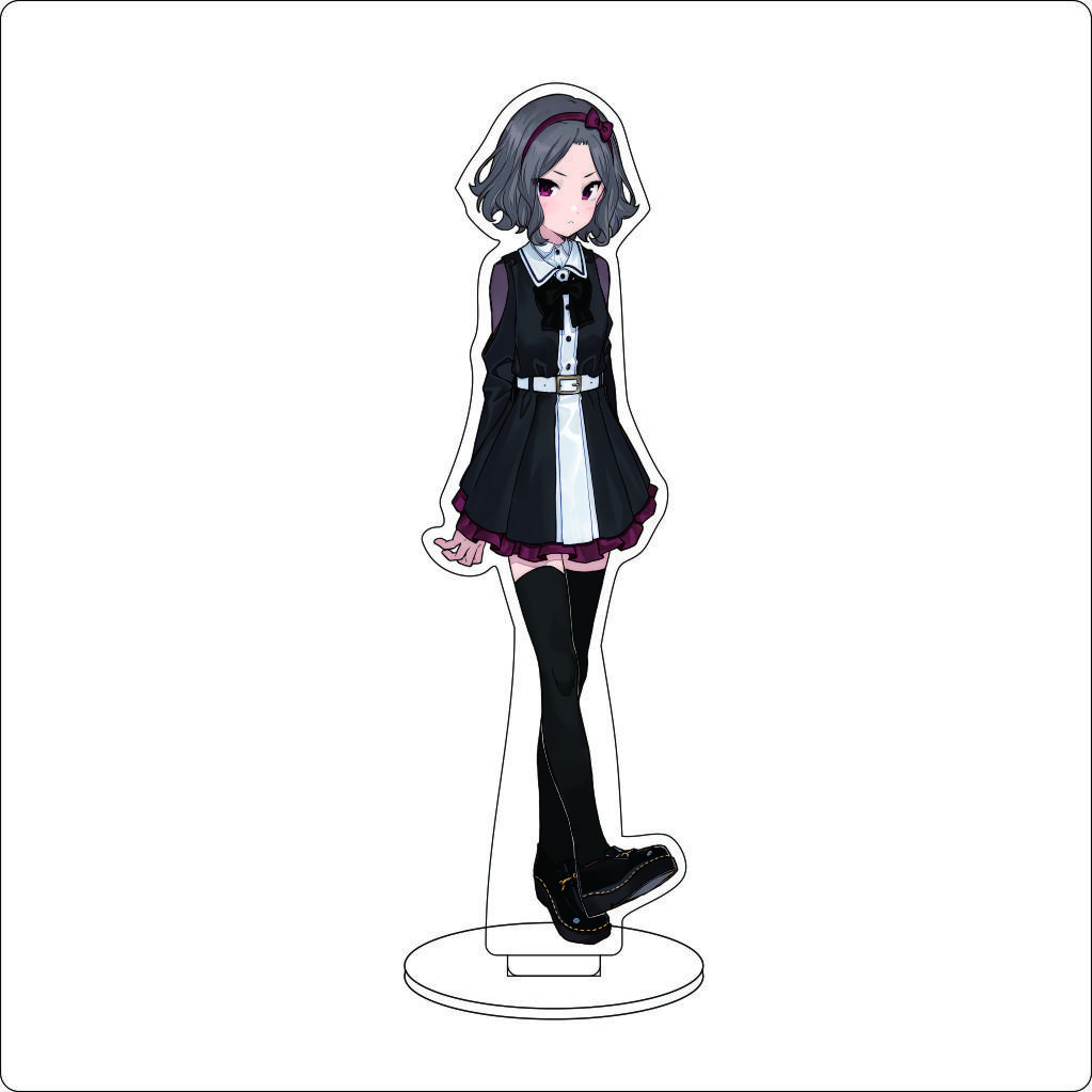 16CM Anime GIRLS BAND CRY Cosplay Acrylic Ornaments SUBARU AWA KAWARAGI MOMOKA ISERI NINA Figure Stand Halloween Christmas Gifts