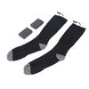 Elektrisch beheizte Socken Batteriebetrieben Bequeme Baumwollsocken für Winterreisen Camping Radfahren Skifahren Wandern Eins
