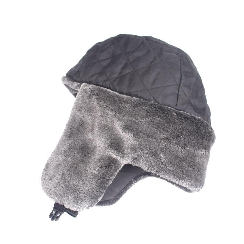 Winter Windproof Cold-Resistant Waterproof Warm Snow Hat Fleece-Lined Thickened Earflap Hat Couple Matching Hat