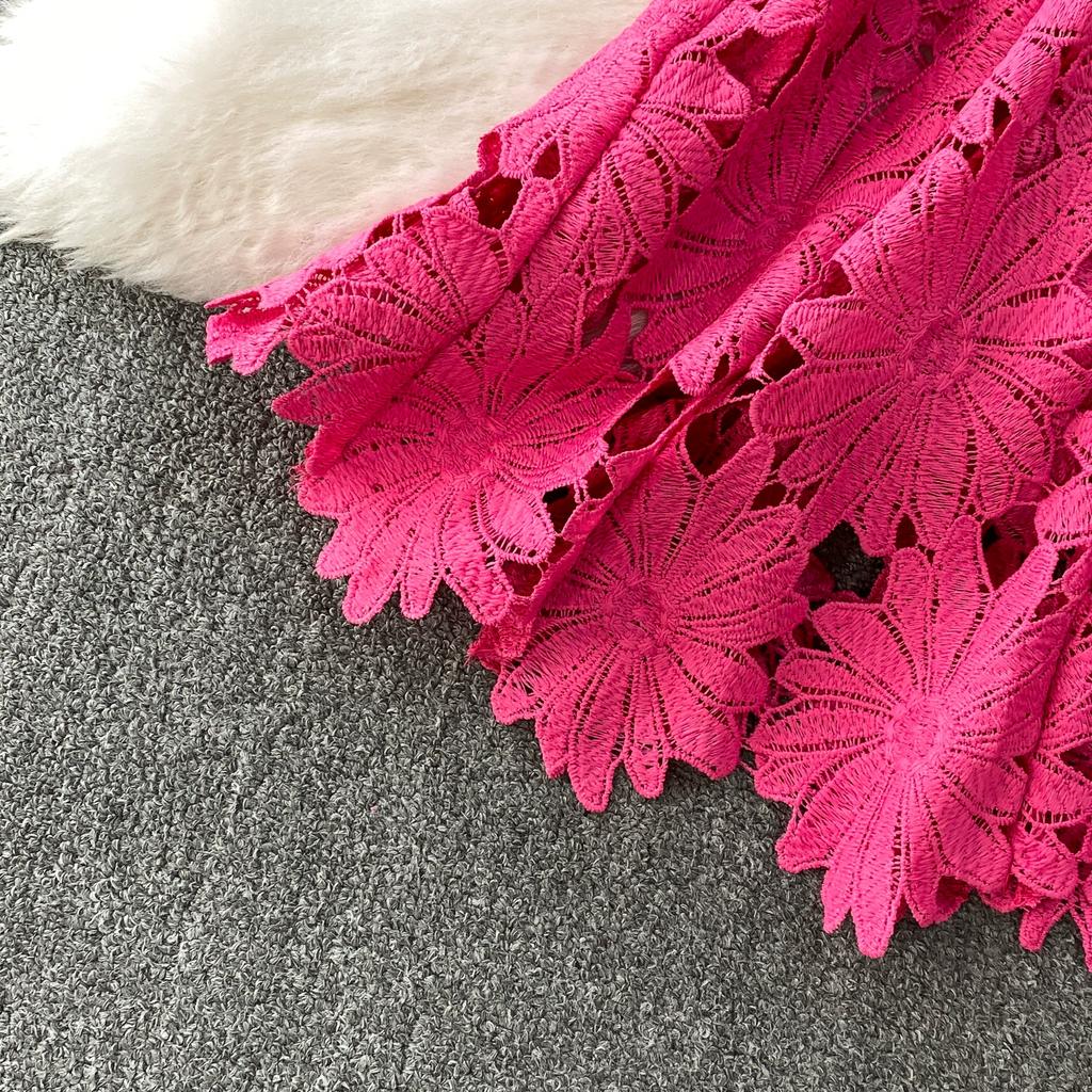 Summer Women Elegant Luxury Embroidery Flower Lace Slim Bodycon Long Maxi Party Fishtail Dresses for Girl Graduation