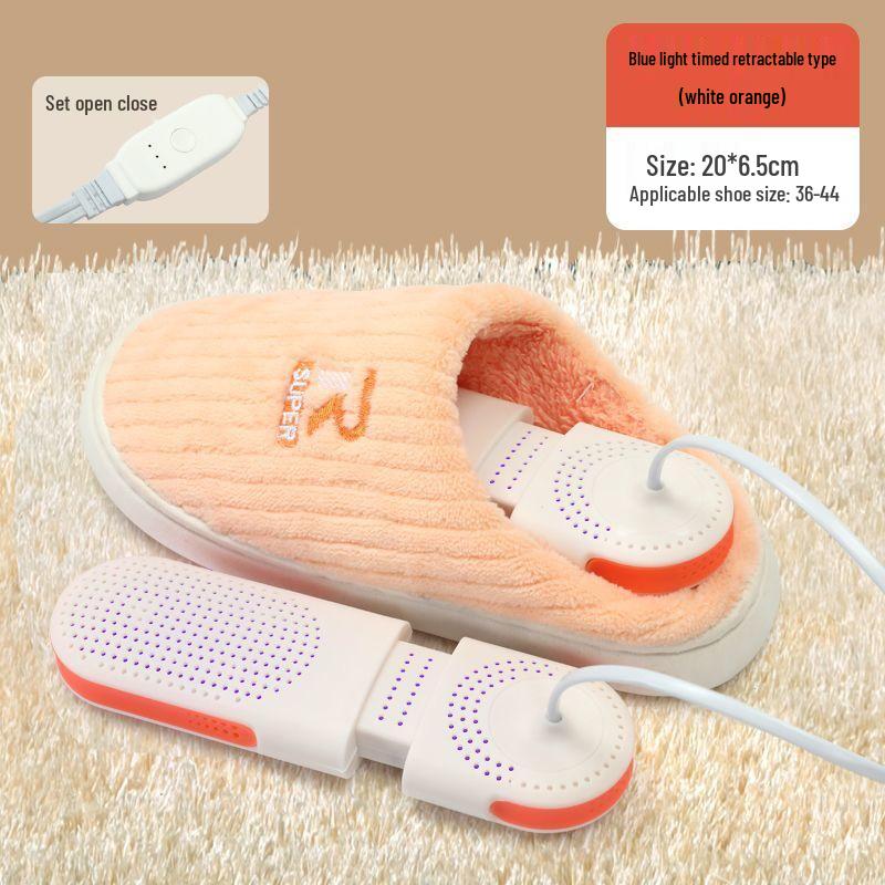 Adjustable Shoe Dryer & Warmer for Adults and Kids - Timed Heating & Deodorizing