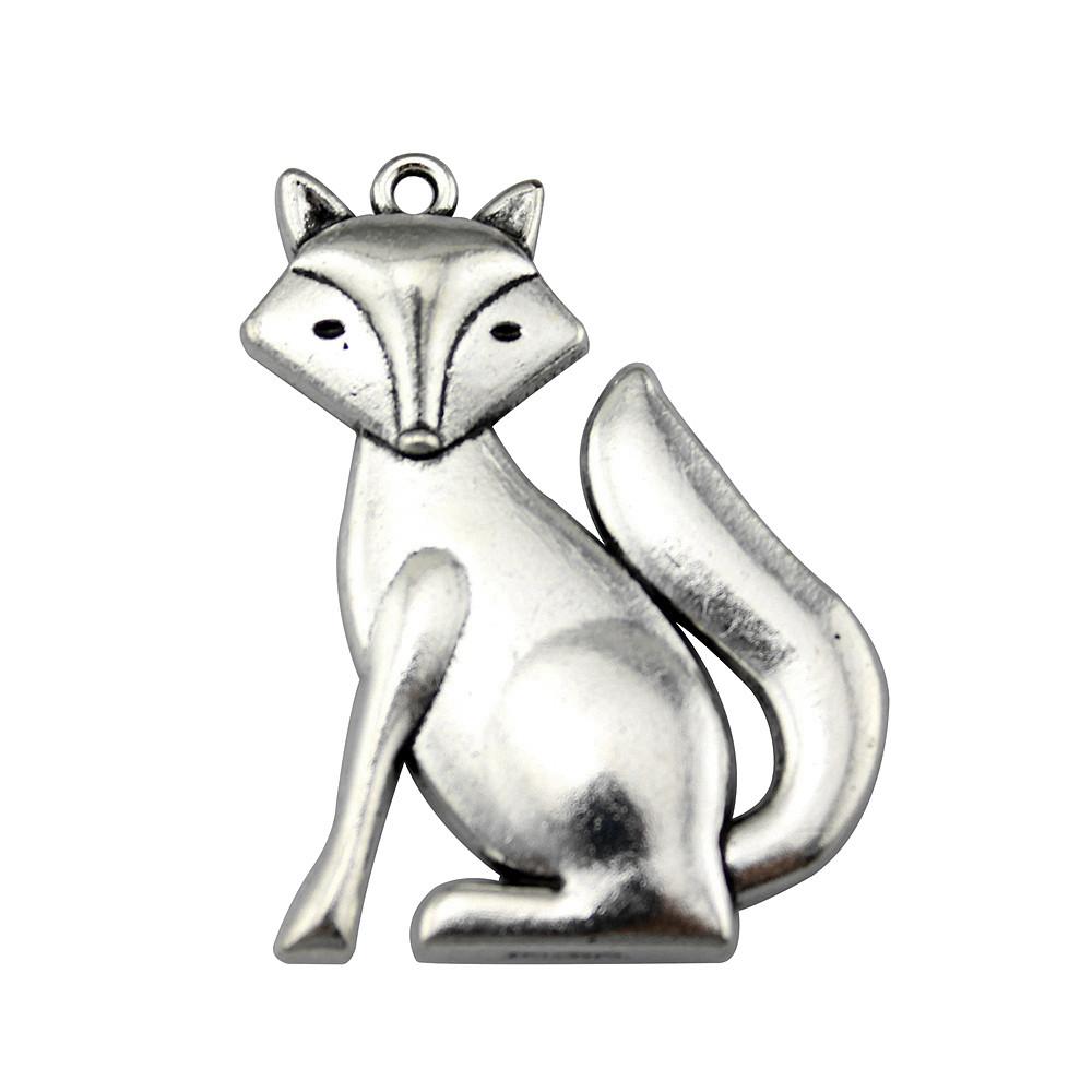 Retro Leopard Charms Metal Animal Pendants For Jewelry Making Handmade Supplies
