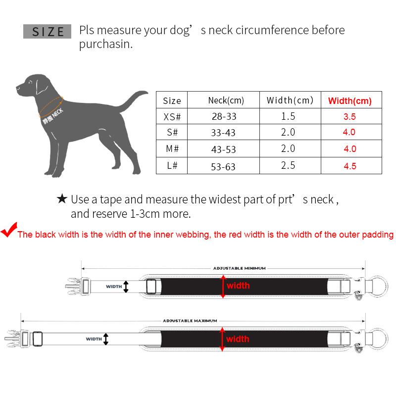 Personalisiertes AirTag Hundehalsband Verstellbares Nylon Reflektierend Gepolstertes Haustier Hundehalsband für Kleine Mittelgroße Große Hunde Zubehör