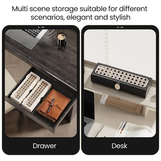 Pudełko Organizer na Kable Pudełko do Zarządzania Kablami na Biurko z Pokrywką Pudełko do Przechowywania Kabli