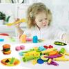 20 pcs Dough Plastic Tools Modeling Accessories Cake Molds Kitchen Toys, Play Dough Tools Set