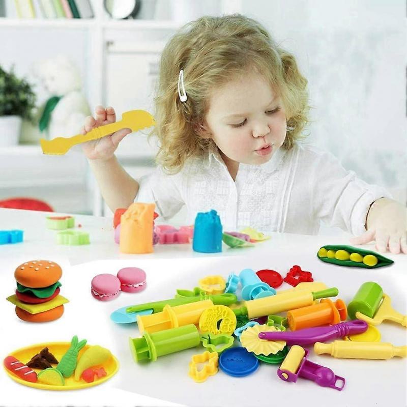 20 Pcs Dough Plastic Tools Modeling Accessories Cake Molds Kitchen Toys, Play Dough Tools Set