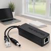 New 1Pcs 48V To 12V IEEE 802.3af Output Power Over Ethernet Splitter Adapter Security System POE Splitter DIY Accessories