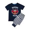 The Muppets Boys Looking Good Striped Short-Sleeved Long Pyjama Set