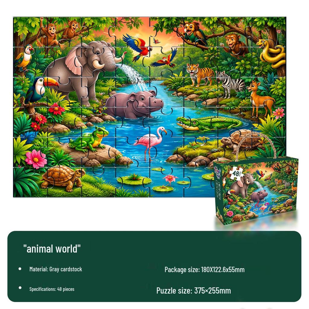 Anime Cartoon Lernpuzzles für Kleinkinder im Alter von 3-6 Jahren