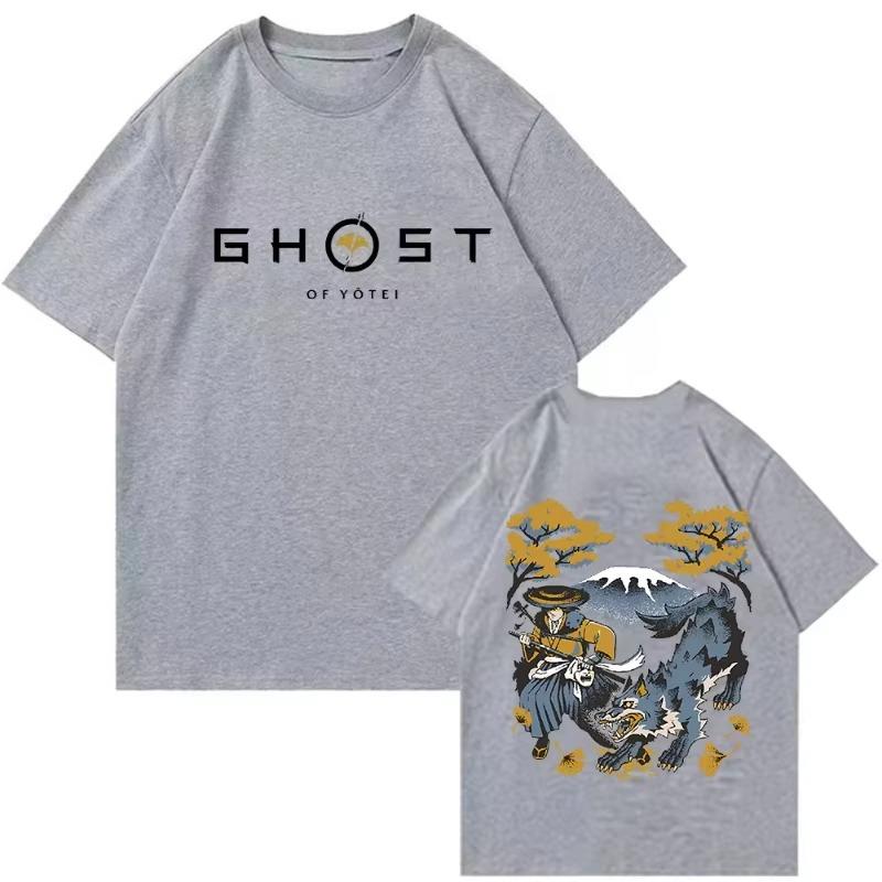 Ghost of Yotei 2026 Springsummer Tshirt Men Women O Neck Game Merch  Pop music Streetwear Fashion Casual Tshirts Unise