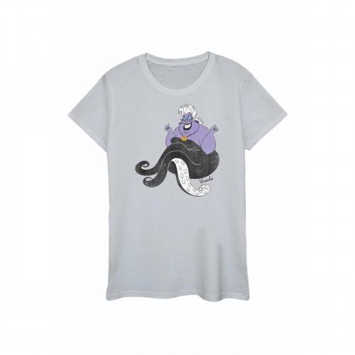 The Little Mermaid Womens/Ladies Classic Ursula Heather T-Shirt