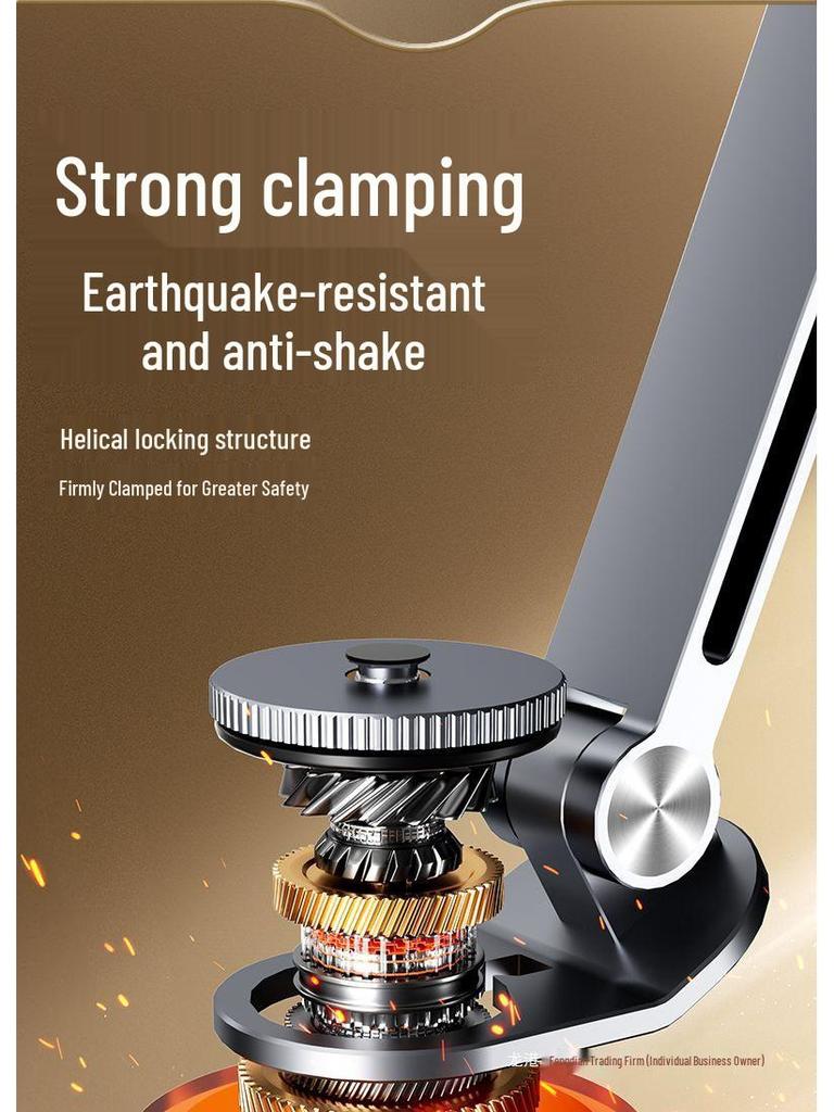 Aluminum Alloy Rotatable Tablet Stand with Mechanical Arm - Universal Desktop Support