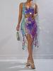 Sexy Sequin Backless Nightclub Dress for Women - Colorful & Chic (2025)
