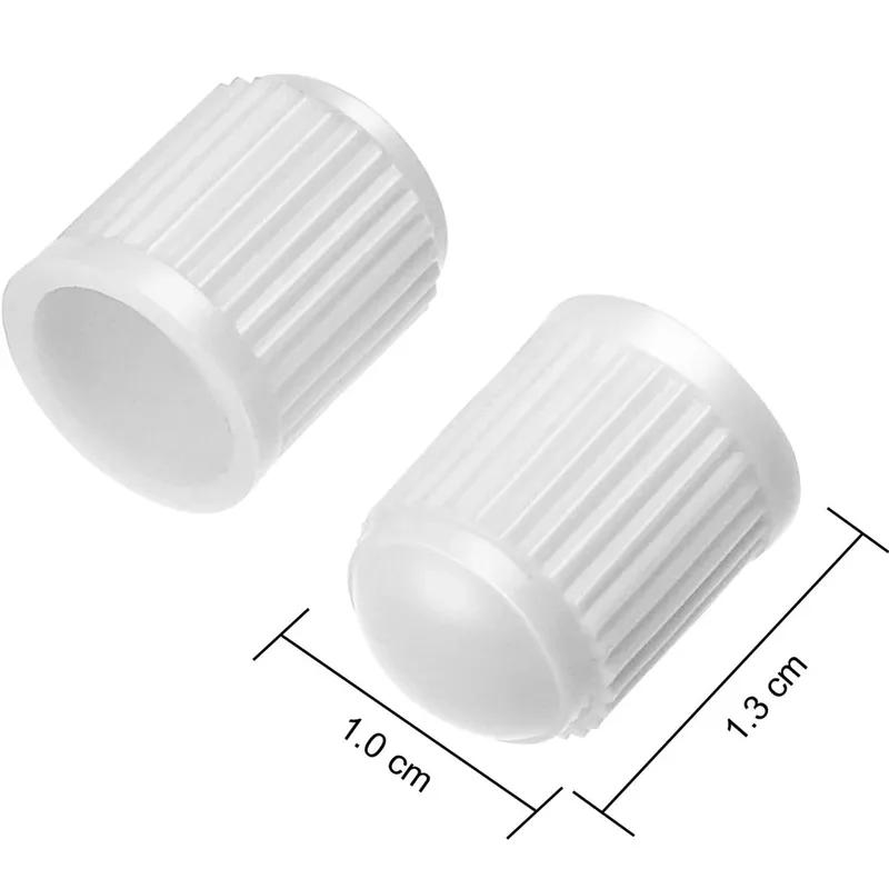 Tyre Valve Dust Caps Valve Stem Covers Plastic Tire Caps With O Rubber Ring For Car, Motorbike, Trucks, Bicycle Airtight Seal
