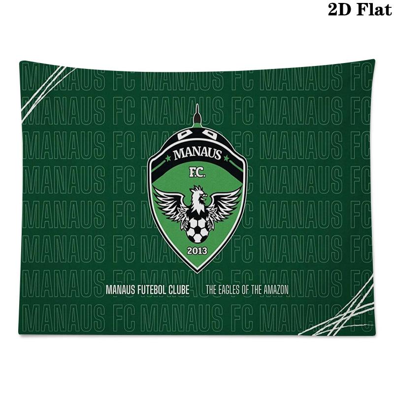 MANAUS FC Wall Tapestry Aesthetic Wall Hanging Printed Fabric Blanket Decorative Tapestries for Bedroom Living Room Home Decor