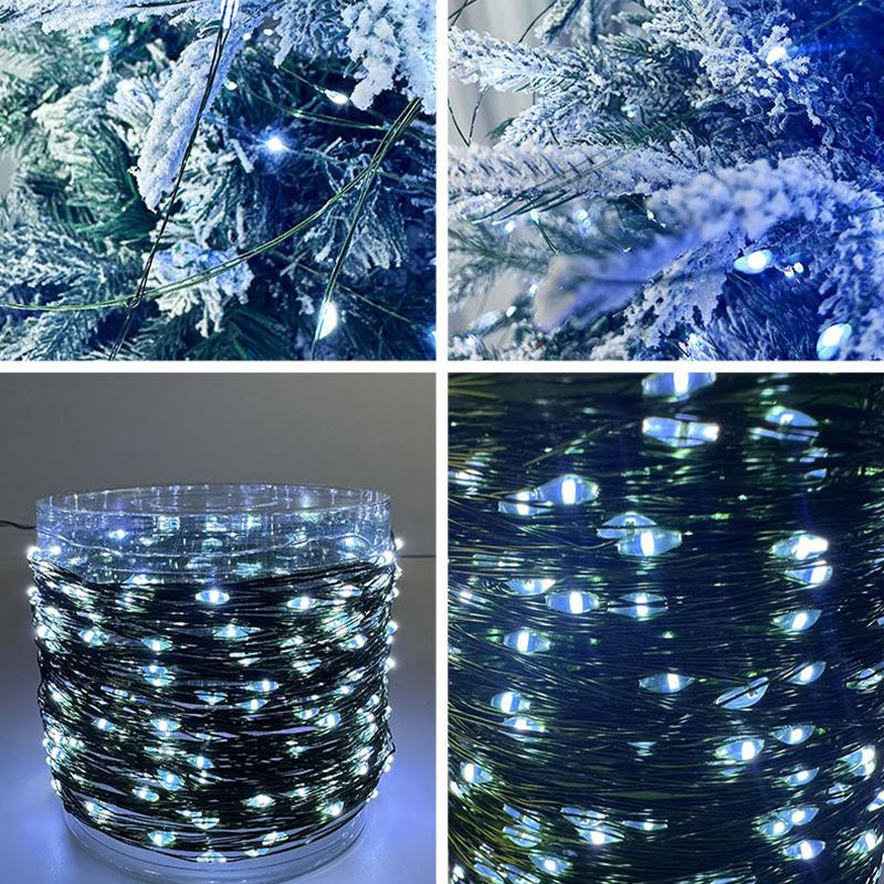 5-30M LED String Lights Fairy Lights String Warm White Garland for Christmas Light Tree Outdoor Wedding Party Garden Decoration