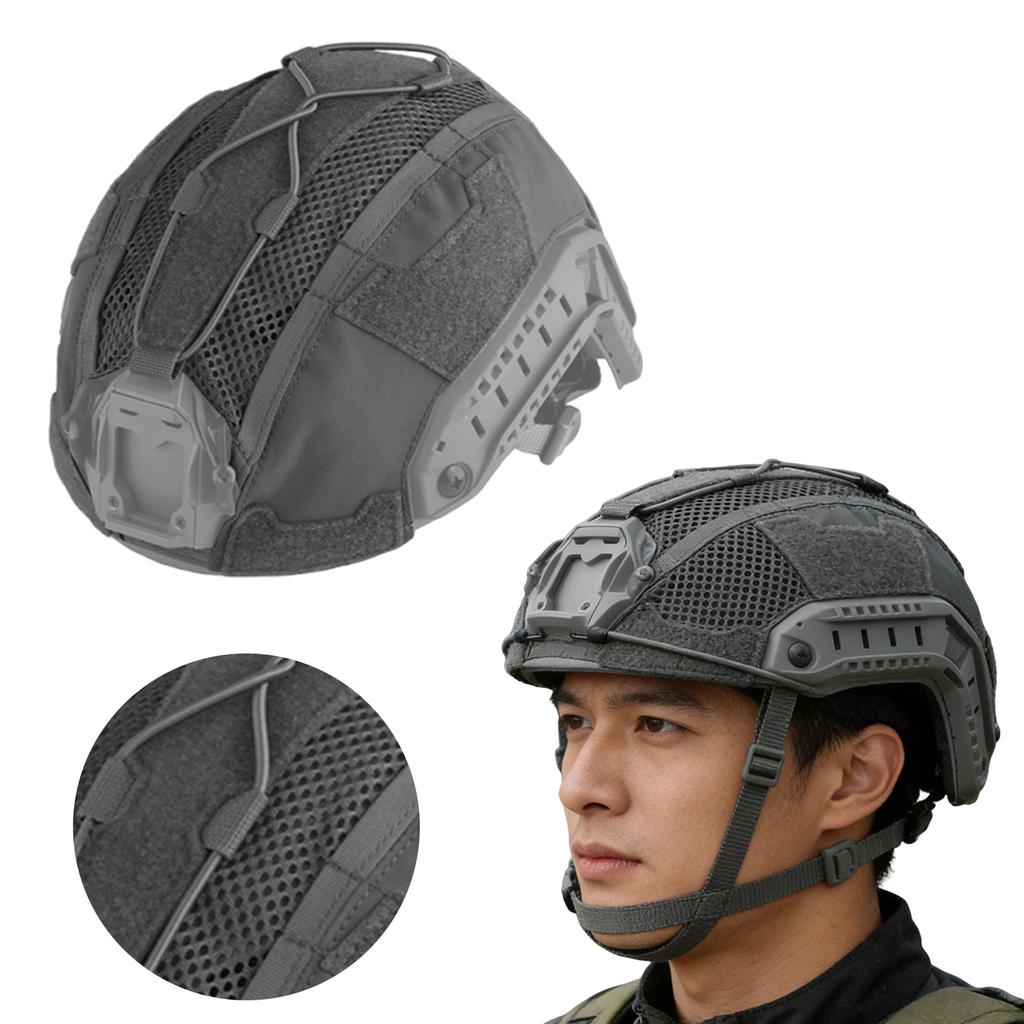 For WOSPORT FAST SF Airsoft Paintball Helmet Cover with Elastic Fixed Cord Tactic Helmets Cover for GEN4 Outdoor Airsoft Gear