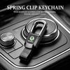 For Skoda Alloy Car Keychain Key Chain Leather Key Ring Octavia A5 A7 RS Fabia Superb Rapid Karoq xknp33