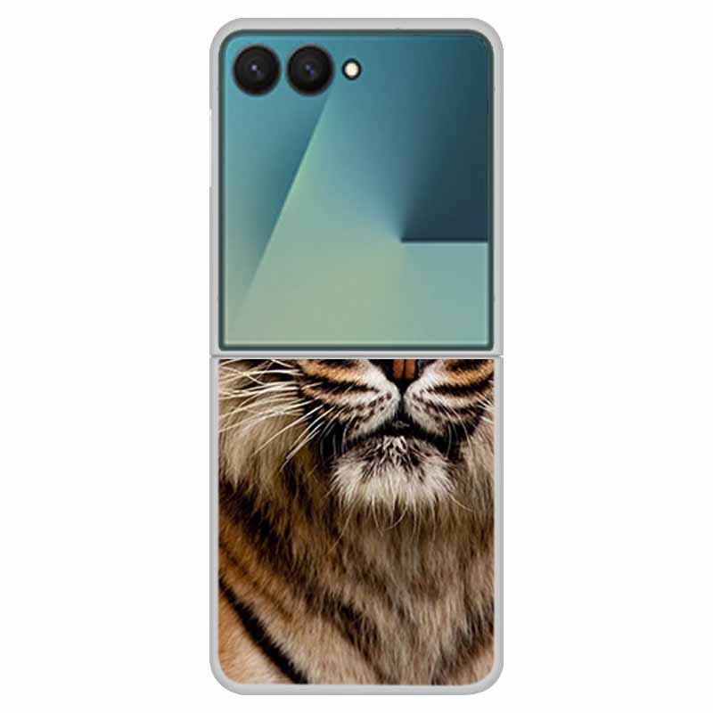 Phone Case For Samsung Galaxy Z Flip 7 5G Case ZFlip 7 Funda 6.9" Clear Plastic / PC Hard Coque For Samsung Galaxy Z Flip7 Cases