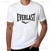 Harajuku New Style Classic Everlast Logo Font Graphic Slim T Shirts Cool Summer Short Sleeve O-neck Streetwear Male Tee Tshirt