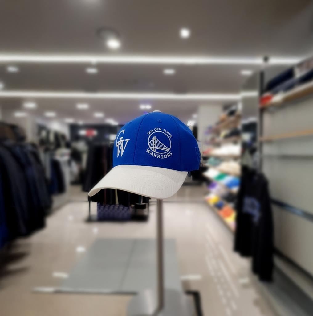 [NBA] Unisex GSW Two-Panel Embroidered Flexfit Band Cap Hat N255AP456P