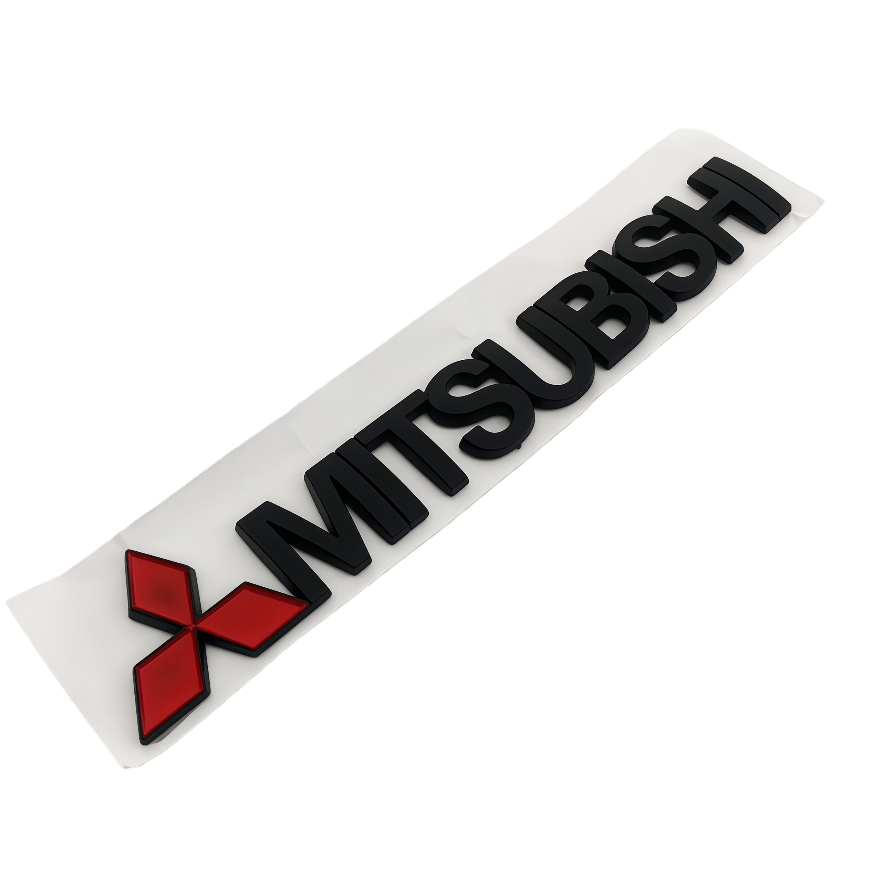 

1PS ABS Car Side Fender Decorative Sticker for Mitsubishi Lancer EX Outlander ASX - Body Styling Badge Accessory 1pcs Mitsubishi чёрный