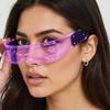Glowing Colorful Glasses Future Sense Of Science And Technology Led Online Celebrity Flash Bar Disco Sunglasses Party Glasses.