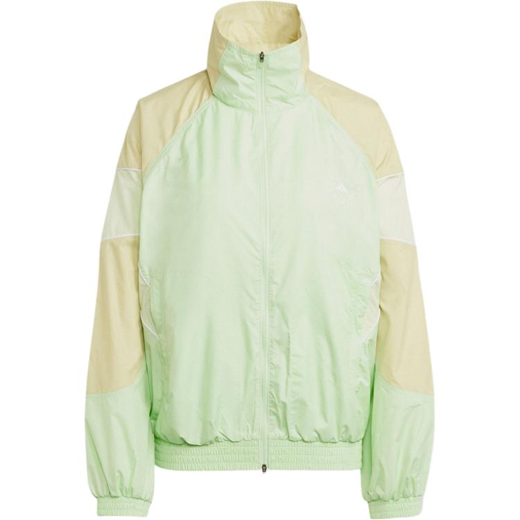 Adidas Stella McCartney SS25 Sports Lifestyle Series Track Top Stand Collar Durable Fashion Versatile Jacket Women Jacket JI5061