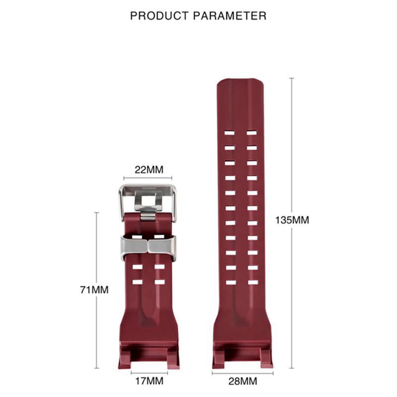 GWG-B1000 Watch Band For Casio G-Shock GWG-B1000EC-1AJF Master of G Series MUDMASTER Watch Strap Bracelet