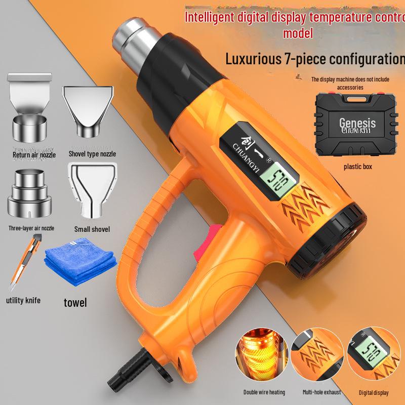 Chuangyi High-Power Digital Display Industrial Hot Air Gun for Precision Heating