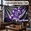 Custom Name Flannel Throw Blanket Austria Wien FC Pattern Warm Home Decoration