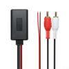 Parti dell'interfaccia 2RCA dell'adattatore AUX-in del modulo ricevitore Bluetooth universale per auto 12V