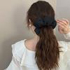 Aesthetic Scrunchies Elastic Puffy Flower Hair Rope Wedding Party Beach Headwear Big Bun Elastic Hair Tie Hair Elastic