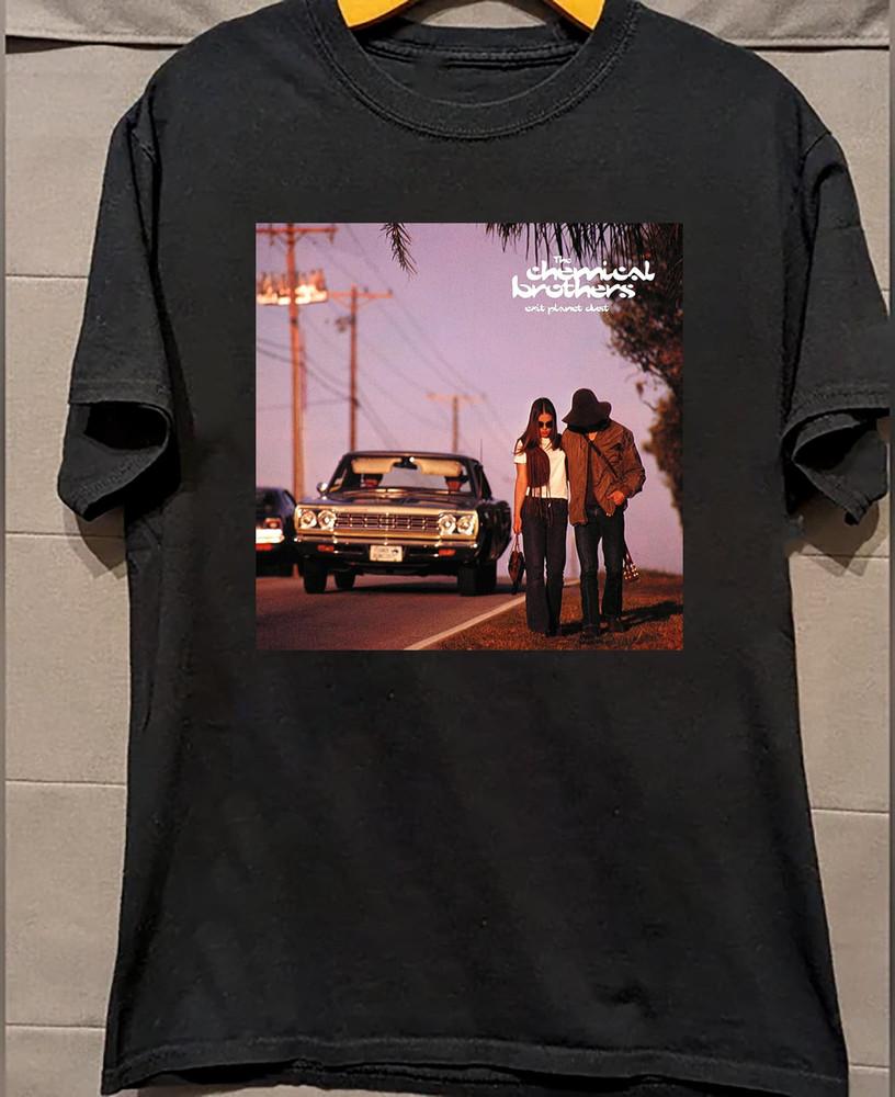 The Chemical Brothers Exit Planet Dust Album cover Shirt Black S5XL MI892 Unisex T-Shirt S