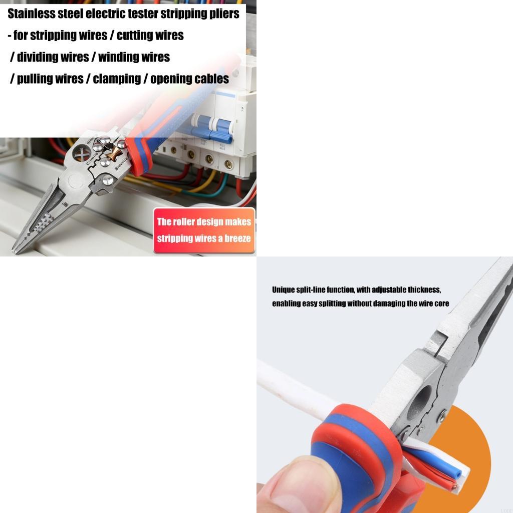 High Precise Electrical Wire Stripping Tool Industrial Metal Construction Rotating Pulley Design For Professional Technicians China Mainland