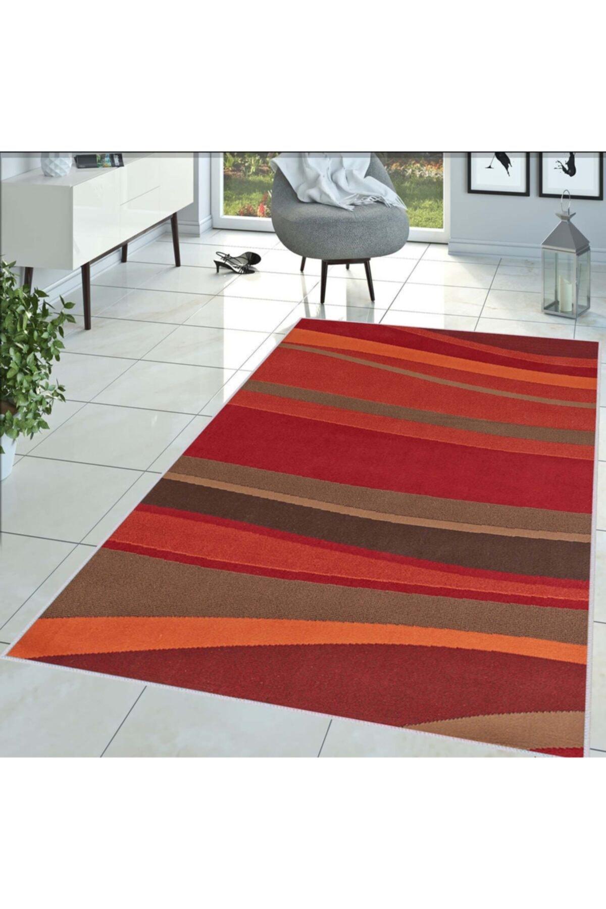 

Моющийся ковер с принтом Rovigo Home RVG1435 50x80 красный