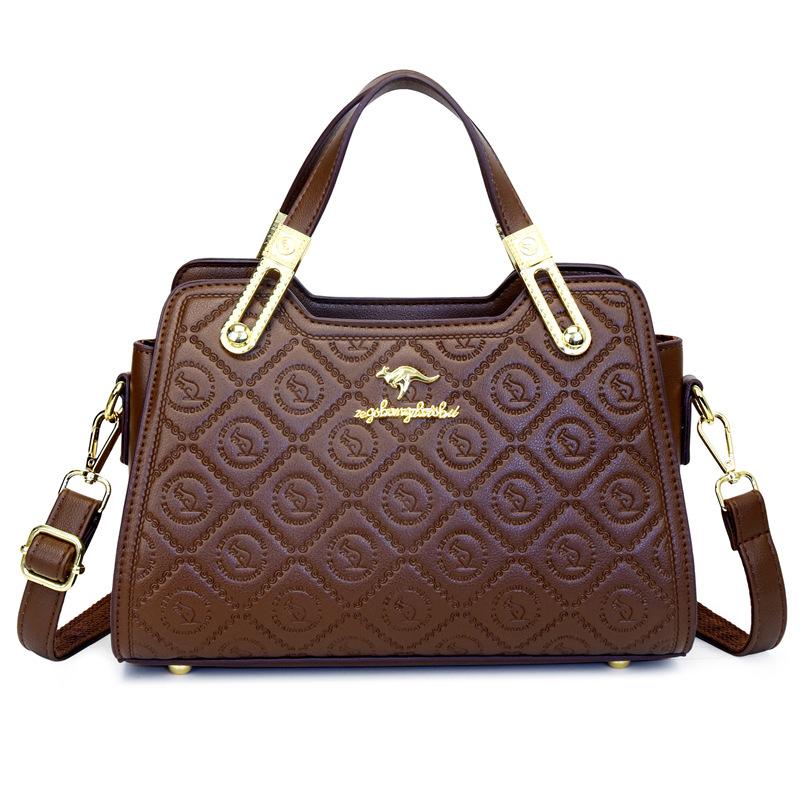 Fashionable Large-capacity Single-shoulder Crossbody Bag and Handbag for Women