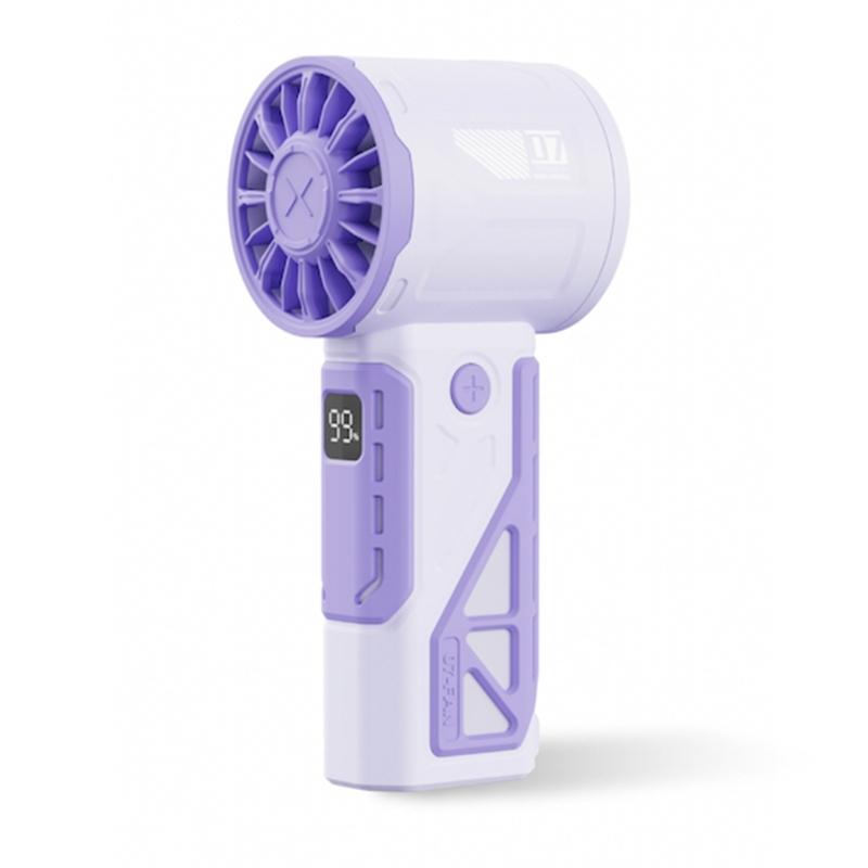 Portables Handheld Fan,Speed(1-100) Adjustable Small Fan,4000mAh Battery Rechargeable Personals Fan,Digital Display