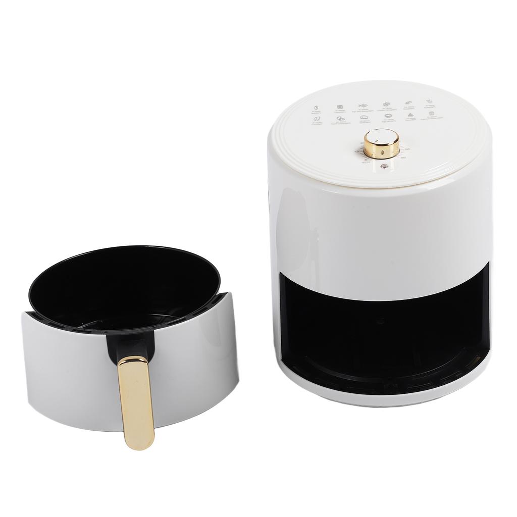 Friggitrice Elettrica Forno Cuocitore Capacità 6L Controllo Intelligente della Temperatura Circolazione del Calore a 360 Gradi