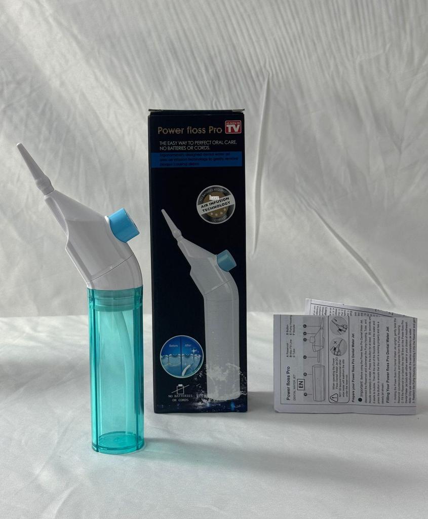 Nettoyeur dentaire manuel portable - Fil dentaire incurvé pour des soins bucco-dentaires efficaces