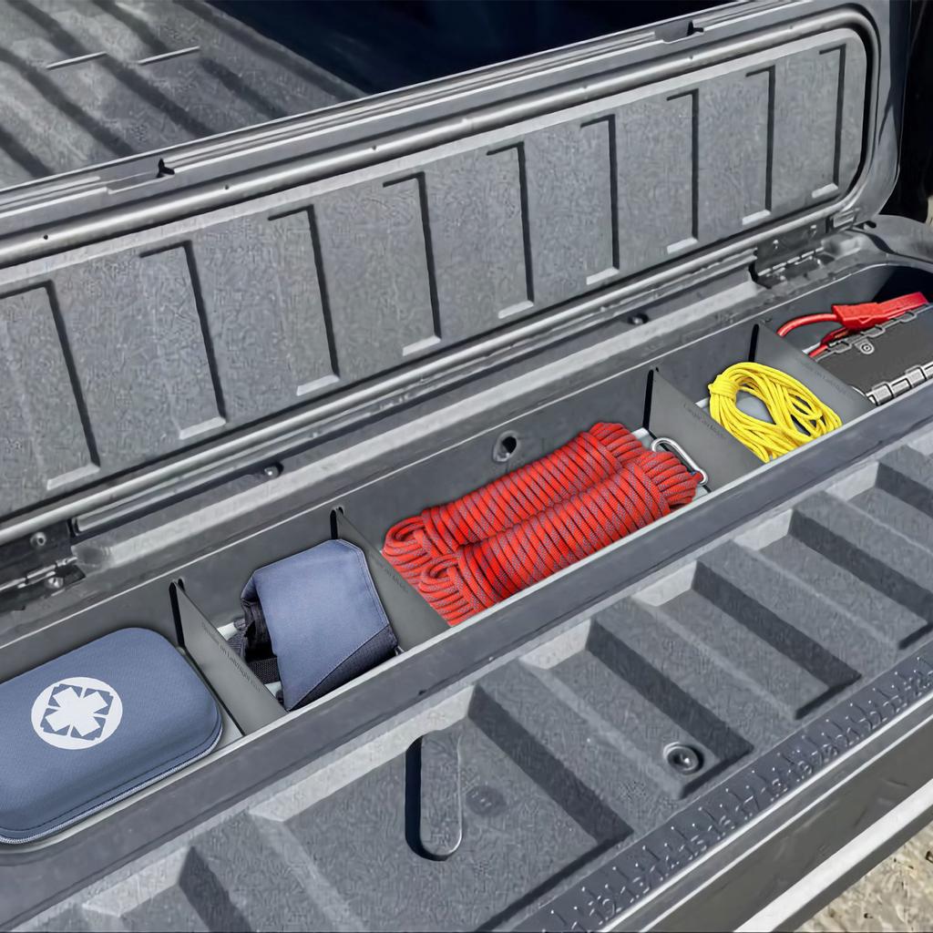 Tailgate Storage Dividers Organizer for 2025 2025 2025 Chevy Colorado and GMC Canyon Accessories Trunk Cargo Dividers Tailgate