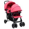 VidaXL Double Stroller Foldable Travel Pram Travel Stroller for Toddler Outdoor Protection Against 10351