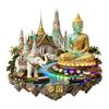 Thailand Fridge Magnets Metal Material Krung Thep Maha Nakhon Souvenirs Bangkok Fridge Stickers Birthday Gifts Home Decor