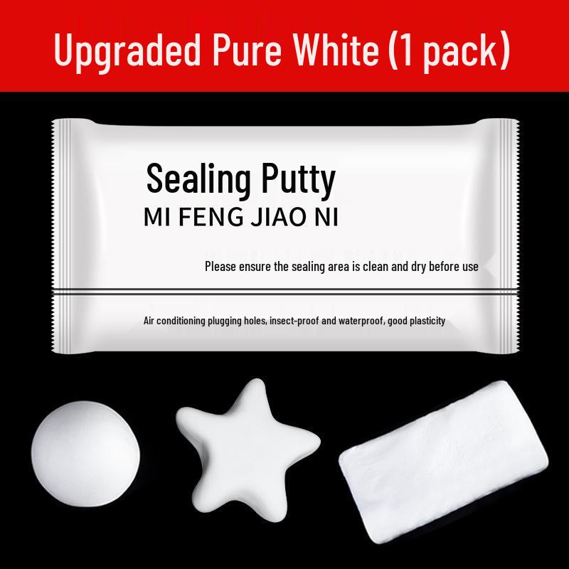 Pure White Waterproof Sealant Clay for Leaks In Drains and AC Pipes