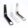 Retractable Arms Wall Shelf Wall Mount Metal Kitchen Organizers Telescopic Shelf Foldable Support Stainless Steel Mount
