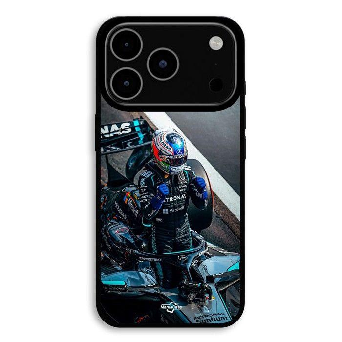 Hülle Für iPhone 18 Pro Kimi Antonelli Mercedes F1 Rennteam Nummer 12 Sieg Maniacase schwarz