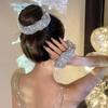 Sparkling Full Rhinestone Hair Tie Scrunchies For Women Girls Party Headdress Hair Accessories Ponytail Elastic Rubber Band