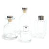 6x 250 ml Round Antique Reed Diffuser Bottle – Clear